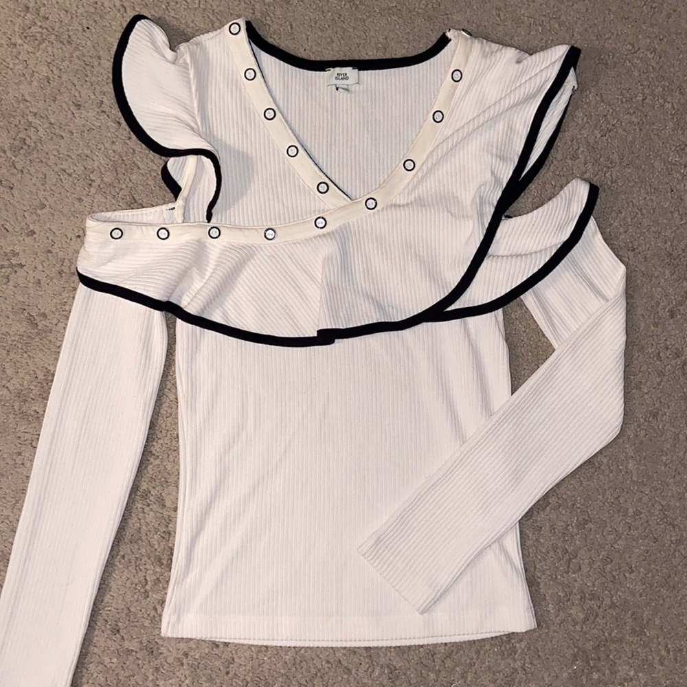 River Island Cold Shoulder Top